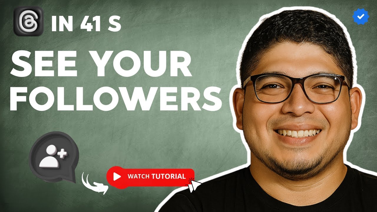 How to SEE Your FOLLOWERS on THREADS in 41 S