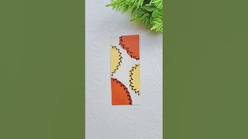 Boho bookmark painting 🎨❤️#tedrush #art #diy #bohoart #boho #bookmark #art #artist #5minutecrafts