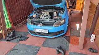 Volkswagen polo Temperature sensor removal and throttle body  removal