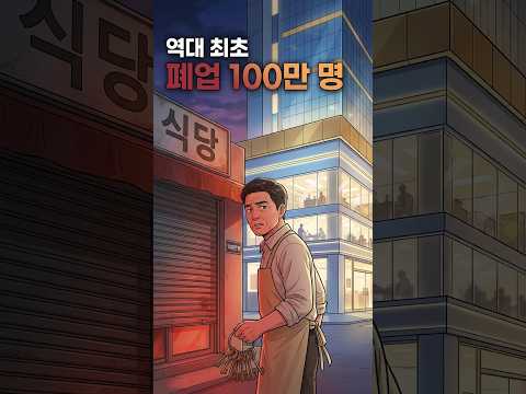 100만 명 폐업한 진짜 이유는 따로 있었다