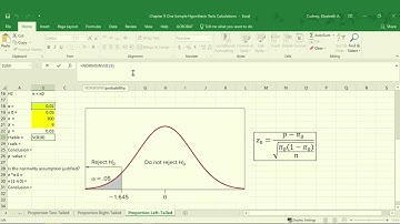 Excel Tutorial: One-Sample Hypothesis Test for Proportion (Left-Tailed Test)