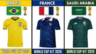 ALL Teams Jerseys for FIFA World Cup 2026 Revealed!