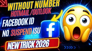 How To Create Unlimited Hotmaill Facebook ID | Without Number | No Suspend | TechnicalTajin