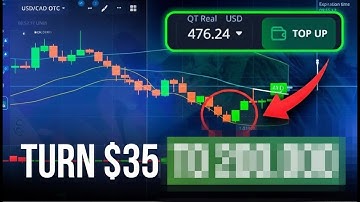 Pocket Option with $35 | Live Account Increase up to $476! Pocket Option Trading Tutorial