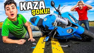 ARKADAŞIMIN MOTORUYLA KAZA YAPTIM !! DELİRDİ !! Egemen Demir