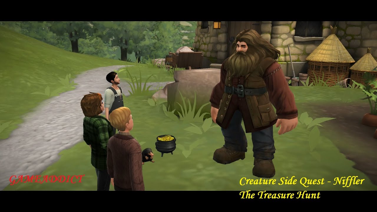 HARRY POTTER HOGWARTS MYSTERY Creature Side Quest, Niffler The