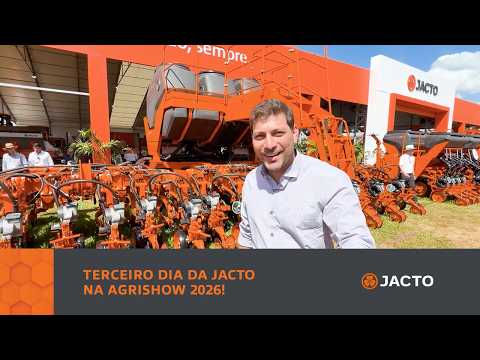 Watch the highlights from Jacto's third day at Agrishow 2026!