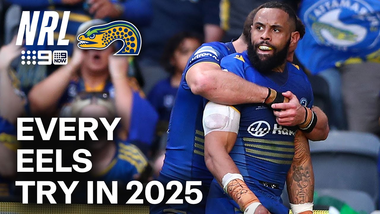 EVERY try scored by the Parramatta Eels in 2025! | NRL on Nine