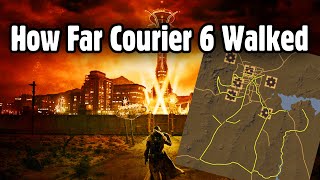 I Mapped How Far Courier 6 Walked In Fallout New Vegas