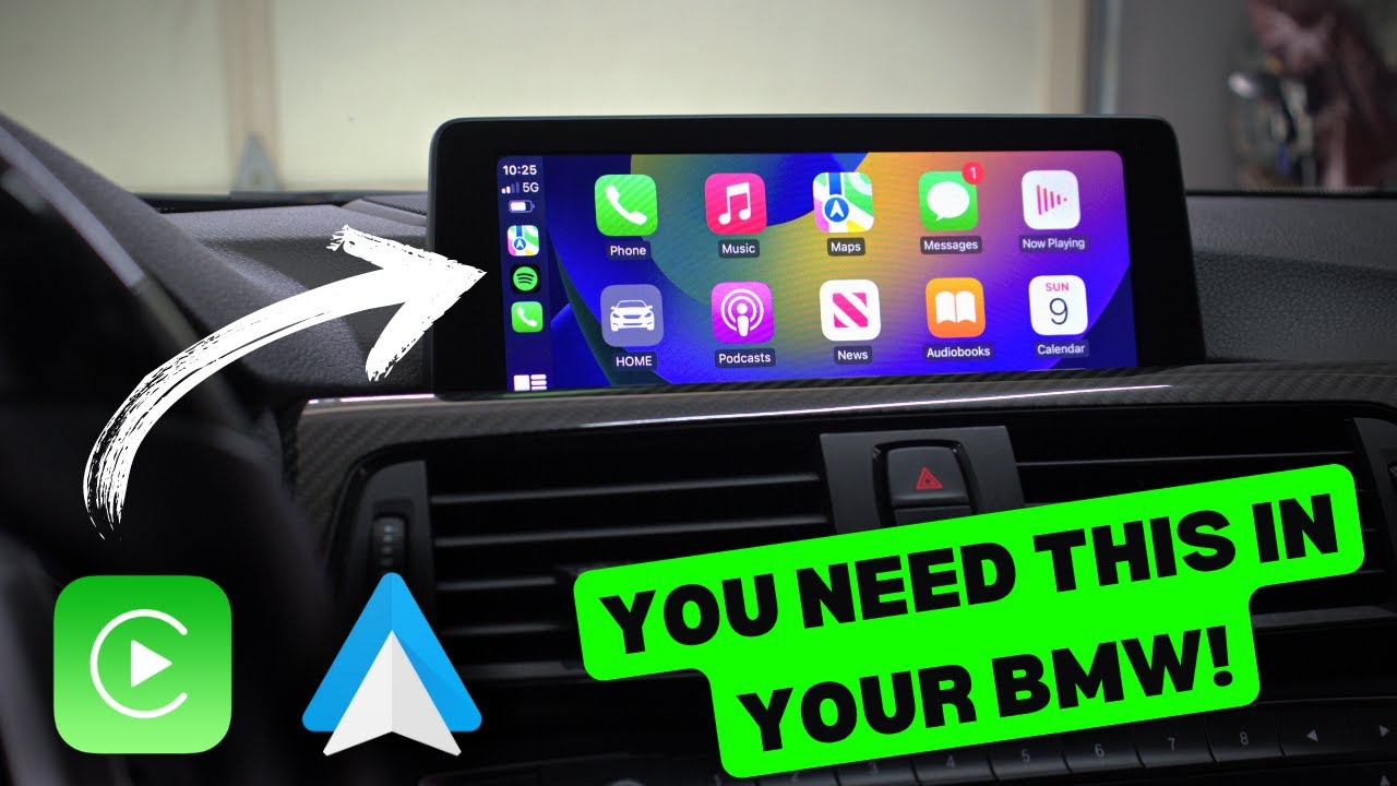 BMW F30] New Apple Carplay/Android Auto NBT Integration Kit FULL INSTALL +  OVERVIEW 