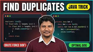 Java Interview Question Find duplicate numbers from a list by AJ