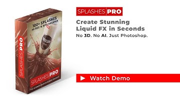 Intoducing Splashes PRO - create water effect in photoshop