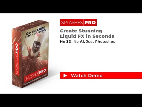Intoducing Splashes PRO - create water effect in photoshop
