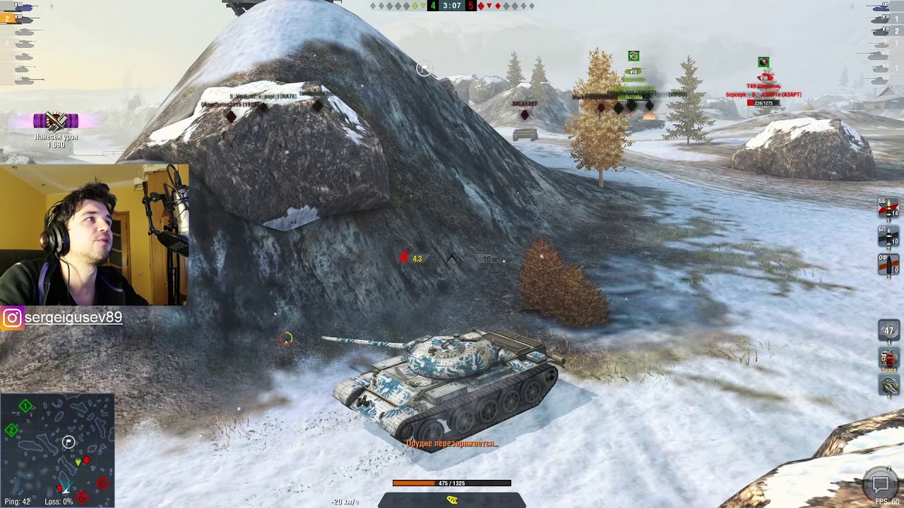 WoT Blitz - Я ненавижу этот танк.Три боя на Т 54 Облегченный- World of