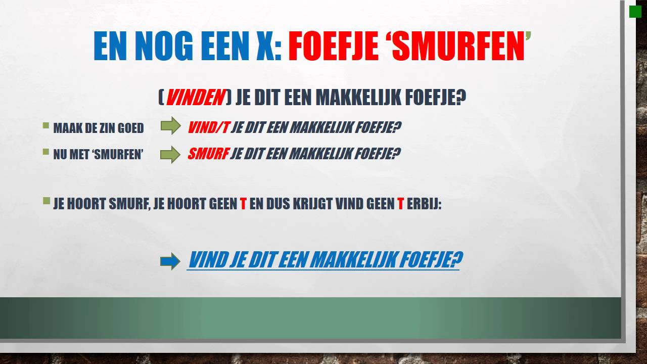 Werkwoordspelling ezelsbruggetjes YouTube