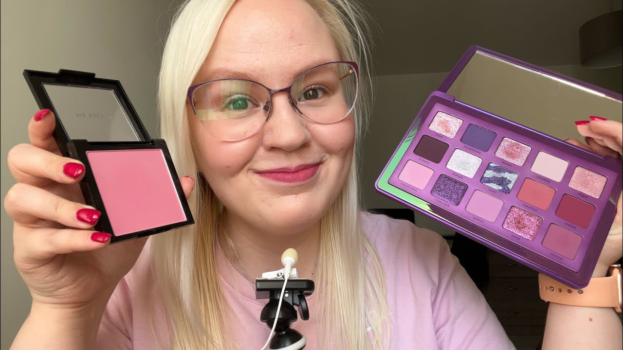 ASMR SUOMI Meikkien naputtelua ja höpöttelyä: perustan uuden kanavan?