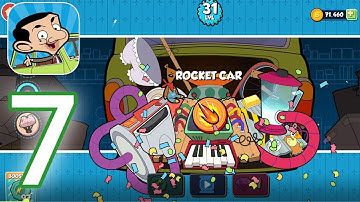 Mr Bean Special Delivery - Gameplay Walkthrough Part 7 - Level 31 - 35 Completed (iOS, Android)