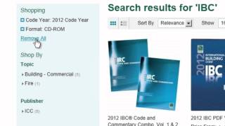 Performing an ICC Product Search