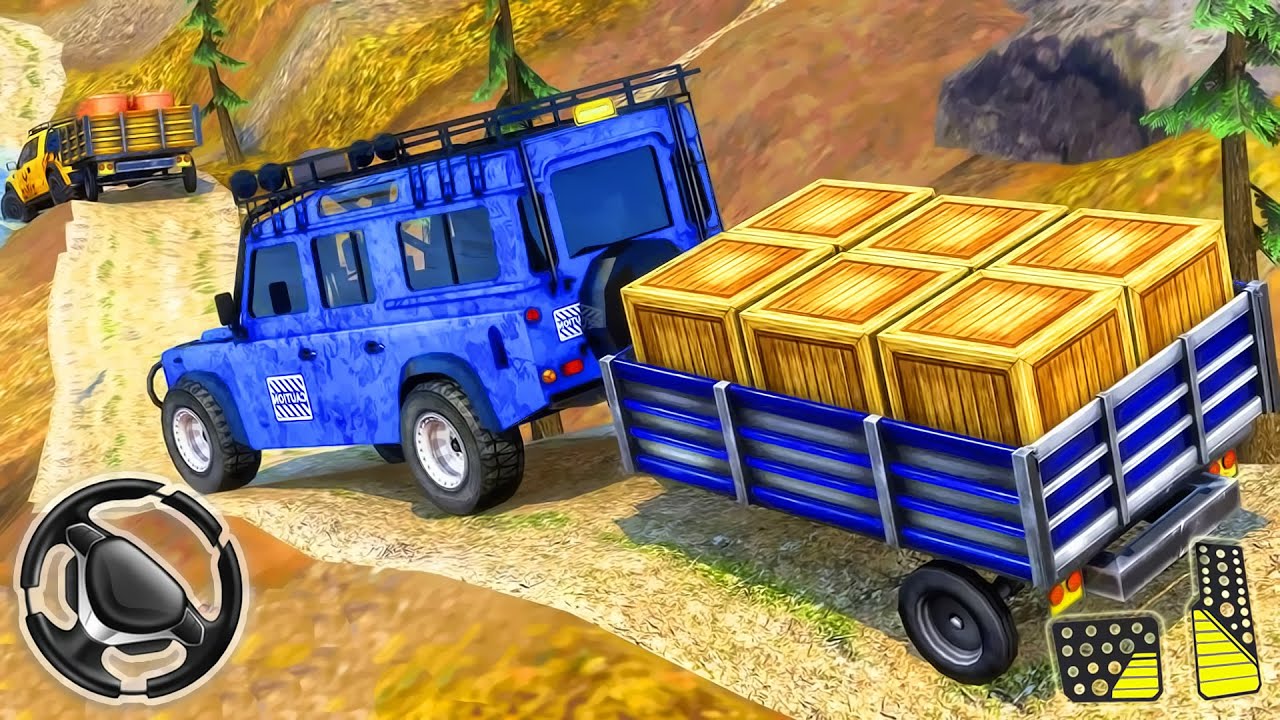 Offroad Jeep Driving Simulator - 4x4 Luxury Prado SUV Driver | Android Gameplay