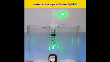 make microscope with laser light😱#shorts,#short,#shortsfeed,#science,#experiments,#medico_official