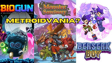 3 Metroidvania Games You