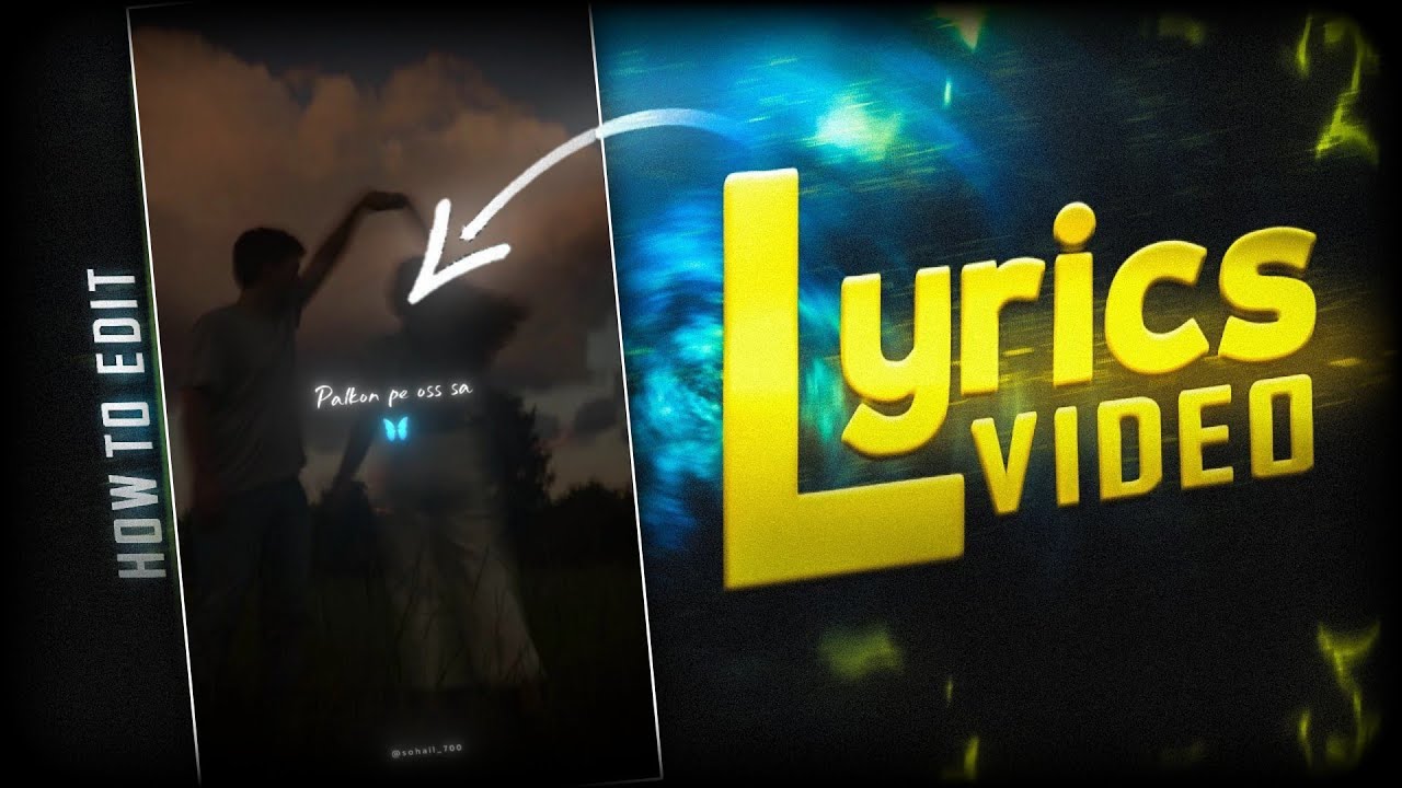 New Trending Reels Lyrics Video Editing 🔥 YouTube