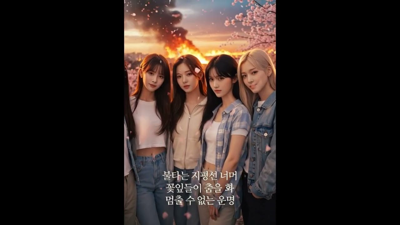 노래누리 OPOP  Petals Drifting Through a Burning Horizon - korea -