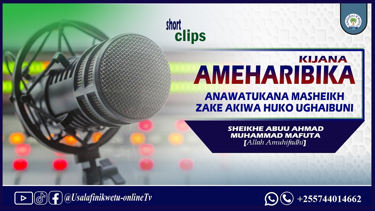 RADDI KWA KIJANA ANAYEWATUKANA MASHEIKH ZAKE BAADA YA KWENDA KUSOMA UGHAIBUNI