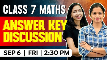 Class 7 Maths | Onam Exam Answer Key Discussion & Strategies | Kerala Syllabus | Exam Winner Class 7