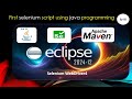 Getting Started with Selenium Automation in Java | First Script | Episode2️⃣ | SB Automation Hub