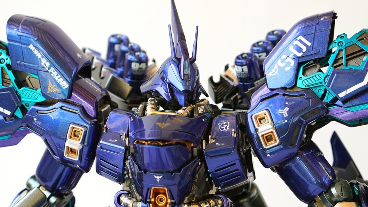MG 1/100 Sazabi ver.Ka - Custom Build(サザビー) - YouTube