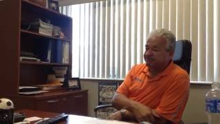 UF Soccer Assistant Coach Kirkup Interview Part 1