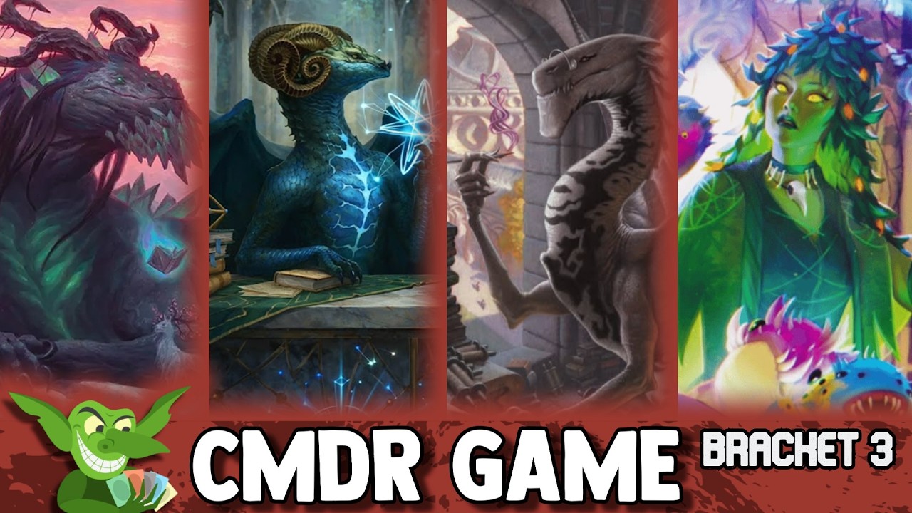 Witherbloom VS Quandrix VS Silverquill VS Dina Secrets of Strixhaven Commander Gameplay thumbnail