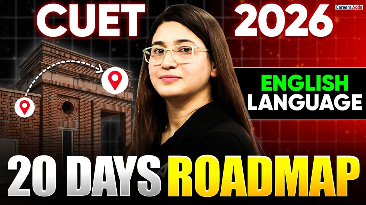CUET English 2026 🔥 20 Days Roadmap | Everything You Need to Score 250/ ...