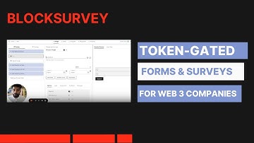 How to token-gate your forms & surveys | BlockSurvey #tokengating