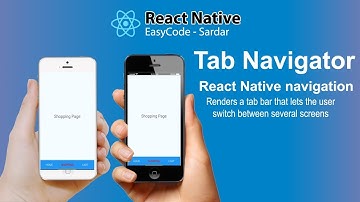 React Native Tab Navigator tutorial for beginners