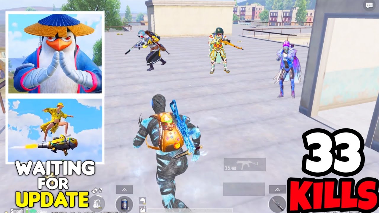 Waiting For The Winter Update in BGMI • (33 KILLS) • BGMI Gameplay 