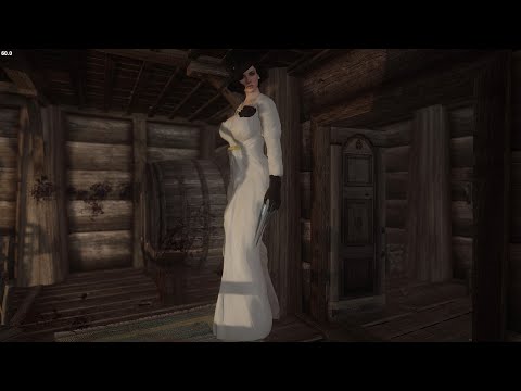 Lady Dimitrescu in Skyrim