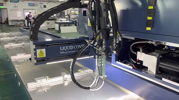 5 meter led strip dispensing machine  led lamp gluing machine WhatsApp 0086 134 2516 4065