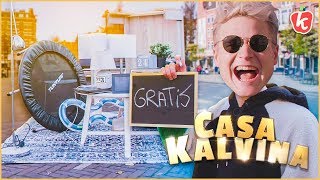 IK ZETTE MIJN SPULLEN GRATIS OP STRAAT IN AMSTERDAM...  | CASA KALVINA #3 | Kalvijn