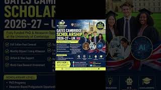 Gates Cambridge scholarships 2026-27