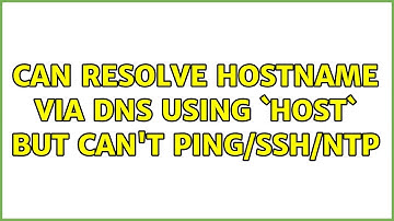 Ubuntu: Can resolve hostname via dns using `host` but can