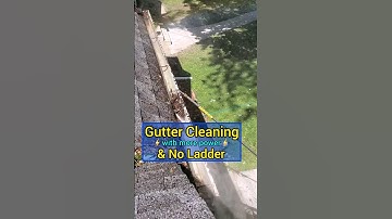 Easy Clean Gutters with No Ladder #diy #homeimprovement