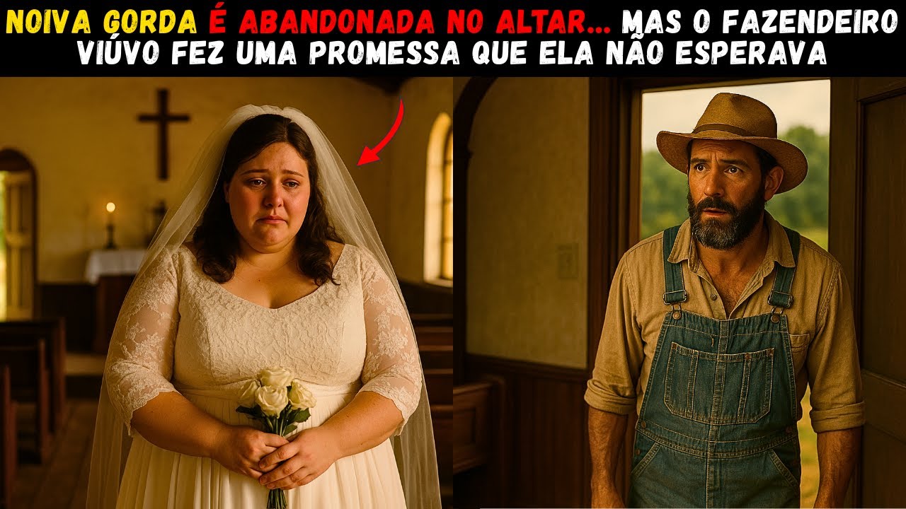 NOIVA  GORDA É ABANDONADA NO ALTAR… MAS O FAZENDEIRO VIÚVO FEZ UMA PROMESSA QUE ELA NÃO ESPERAVA