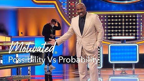 Possibility Vs Probability | Motivational Talks With Steve Harvey