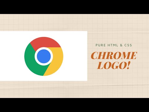 CHROME LOGO || Pure CSS & HTML