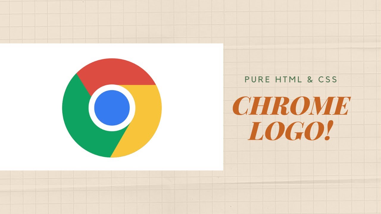 CHROME LOGO || Pure CSS & HTML