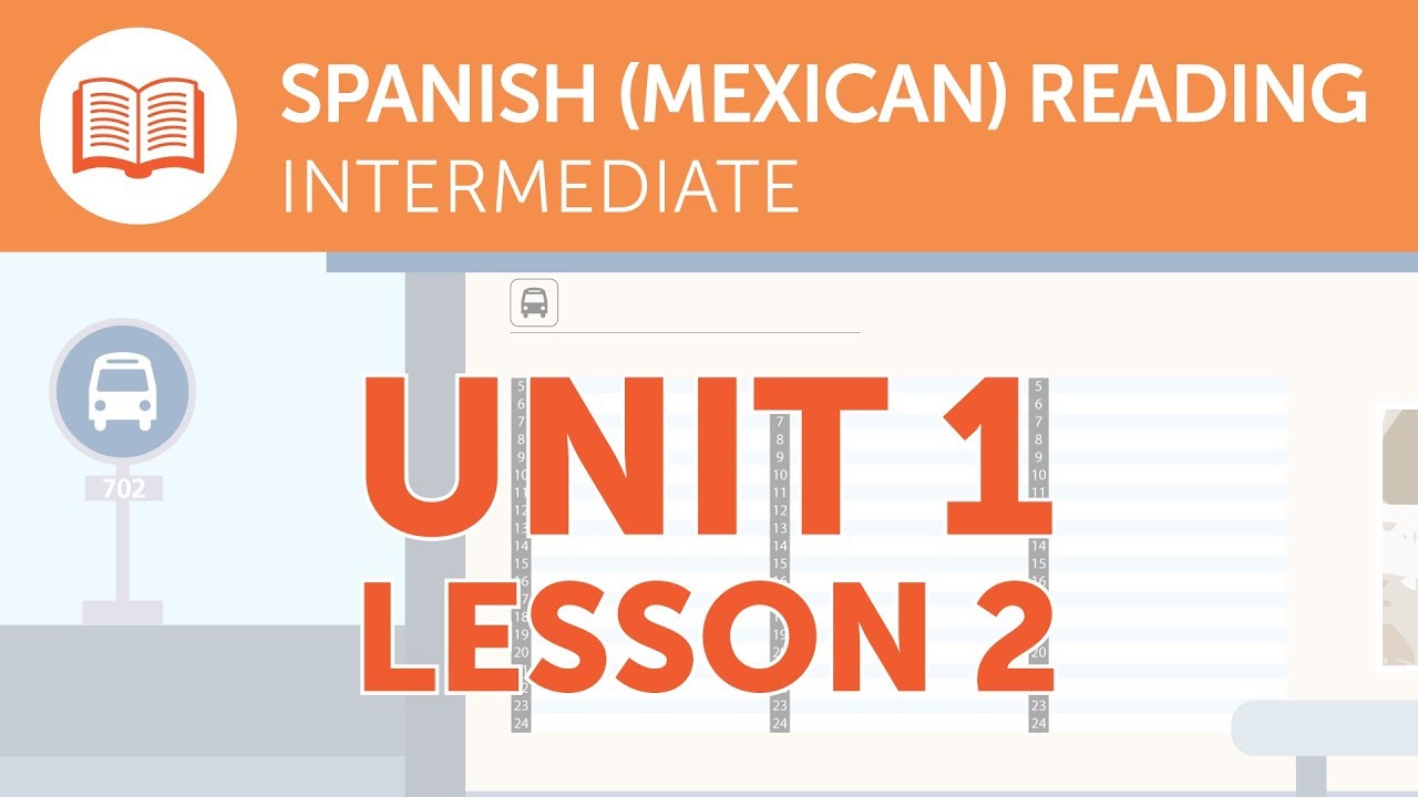 ⁣Intermediate Mexican Spanish Reading - A Late Bus in Mexico