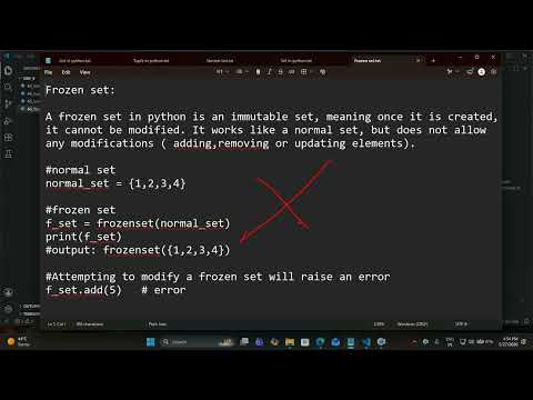 Frozen Set in Python 🔒 | Immutable Set Explained with Examples | Python Tutorial
