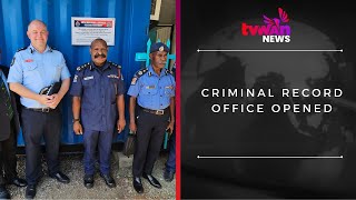 Criminal Record Office Opened
